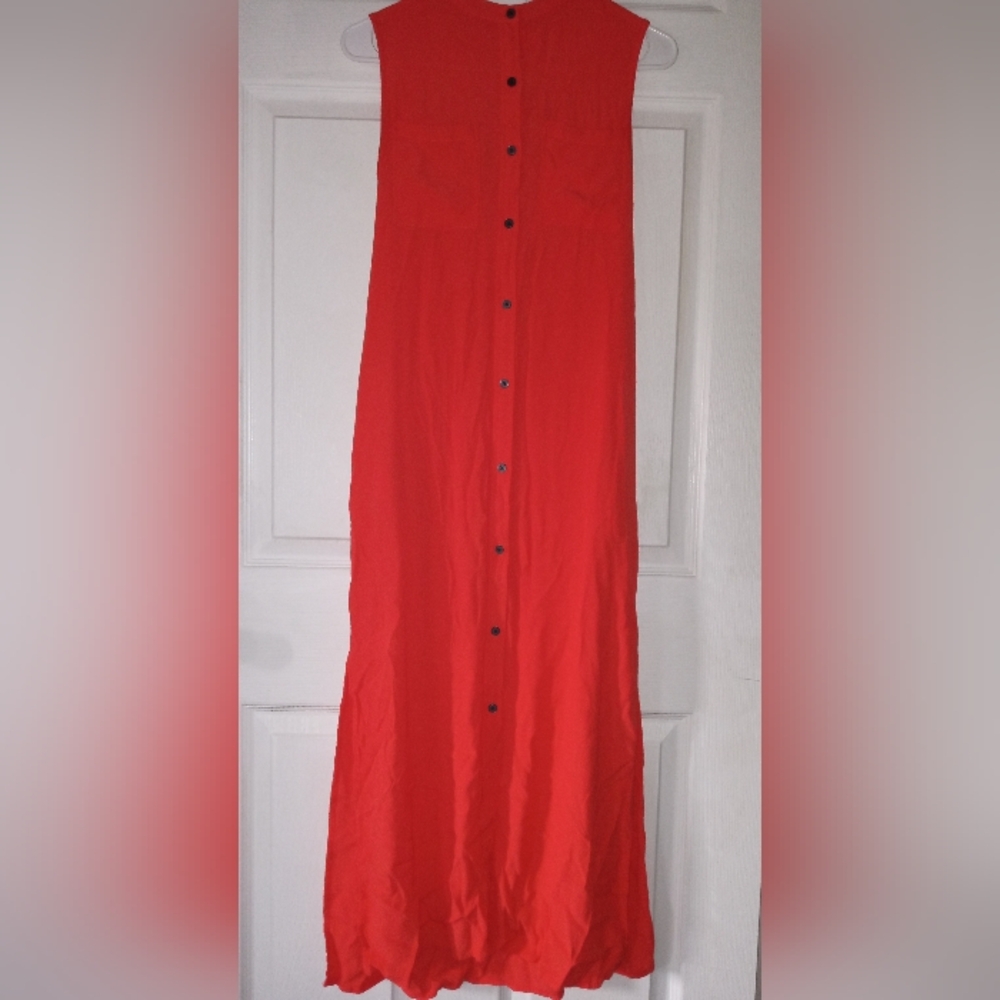 Gap button down sleeveless dress
